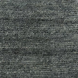 Handknotted cut pile rug in slate blue. 