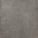 Handknotted rug with solid cut pile in grey merino-silk