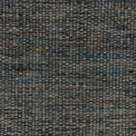 Textured blue and brown handwoven rug