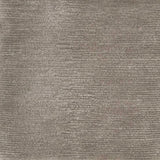 Handknotted rug with solid cut pile in warm grey eco-nylon