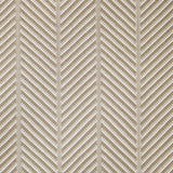 Broadloom carpet swatch in a herringbone pattern tan color