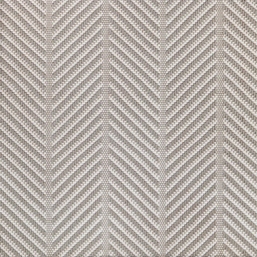 Broadloom carpet swatch in a herringbone pattern grey color