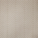 Broadloom carpet swatch in a herringbone pattern cream color