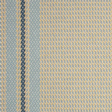 Striped flatweave runner in light blue cream