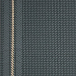 Striped flatweave runner in slate blue