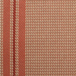 Striped flatweave runner in pink and red