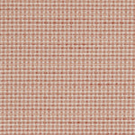 Detail of a woven outdoor fabric in a subtle check design in orange rust.