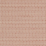 Detail of a woven outdoor fabric in a subtle check design in orange rust.