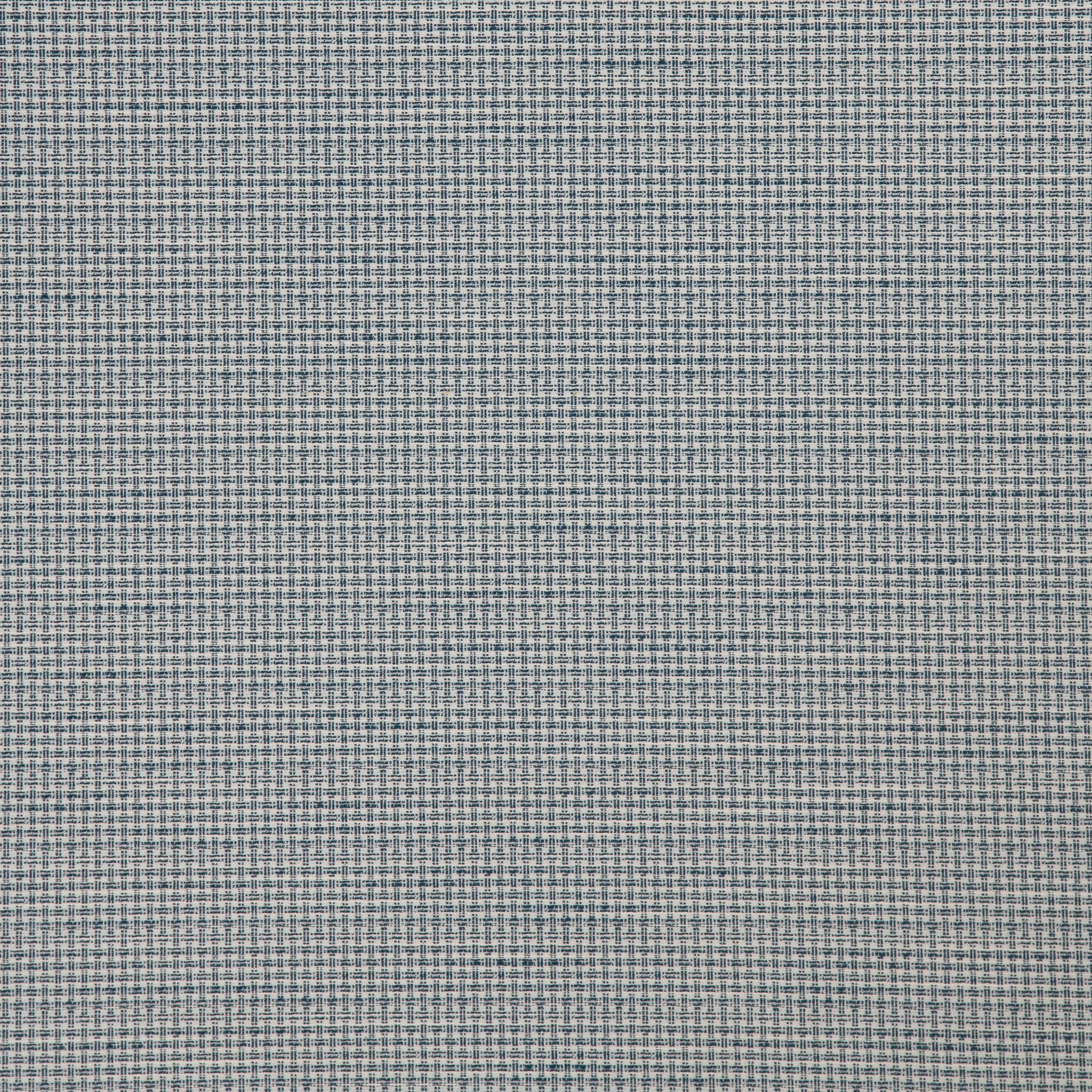 Woven outdoor fabric in a subtle check design in dark blue. 