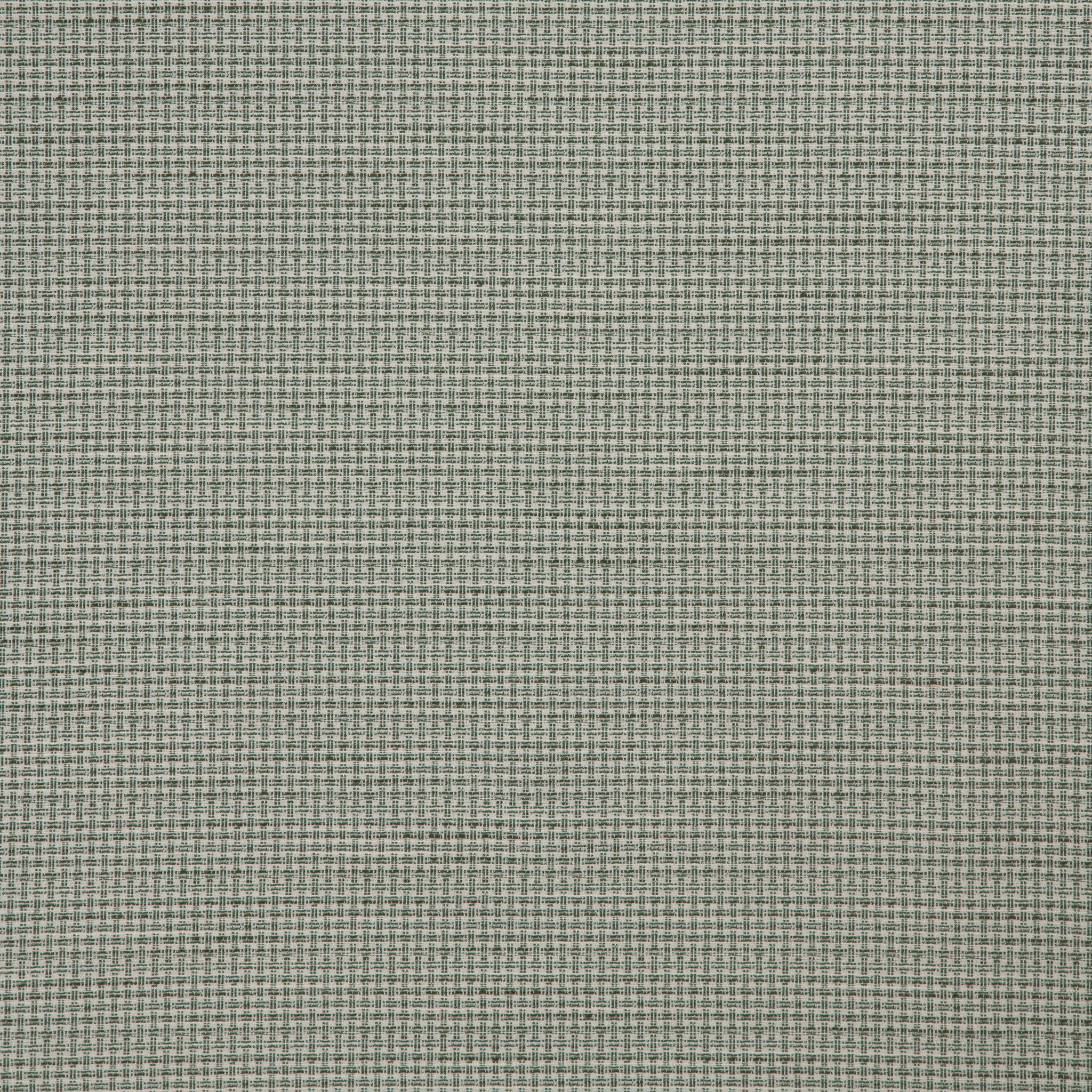Woven outdoor fabric in a subtle check design in green.