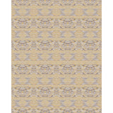 Patterned yellow and gray rug with geometric design