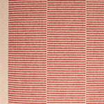 Striped flatweave runner in pink 