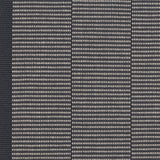Striped flatweave runner in slate grey