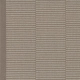 Striped flatweave runner in light grey