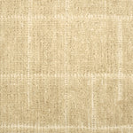 Textured carpet with a checkered pattern in beige tones.