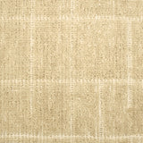 Textured carpet with a checkered pattern in beige tones.