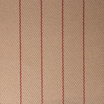 Herringbone flatweave runner in tan and red