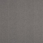 Herringbone flatweave runner in slate grey