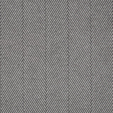 Herringbone flatweave runner in smoke grey