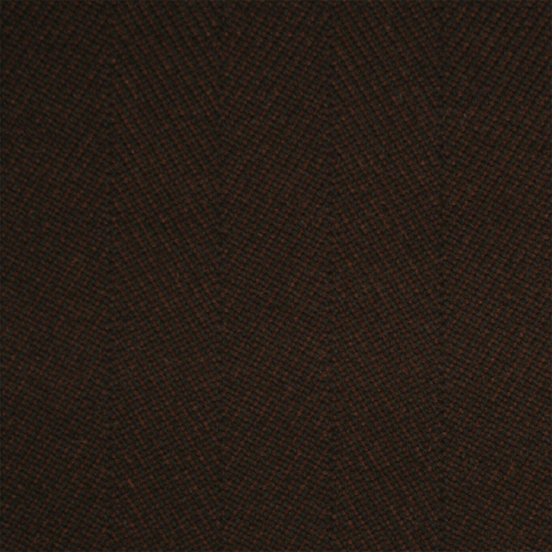Herringbone flatweave runner in dark brown 