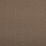 Herringbone flatweave runner in light brown