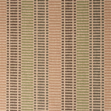 Striped flatweave runner in grey rose and green 