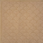 Handtufted rug in soft blush in a shell pattern