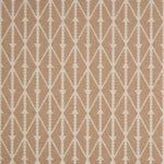 Diamond flatweave runner in tan 