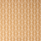 Diamond flatweave runner in yellow tan
