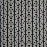 Diamond flatweave runner in white grey 