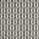 Diamond flatweave runner in black and white