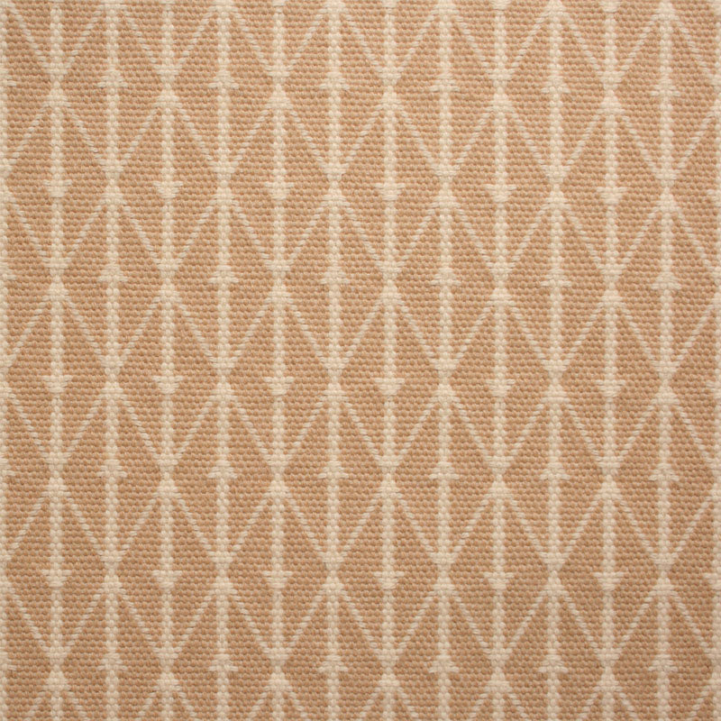 Diamond flatweave runner in light tan
