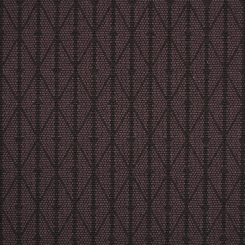 Diamond flatweave runner in purple and black