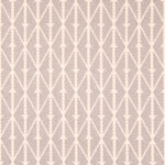 Diamond flatweave runner in white light grey