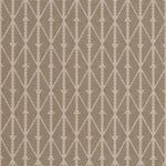 Diamond flatweave runner in sage tan