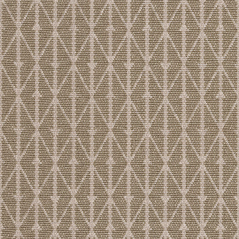Diamond flatweave runner in sage tan