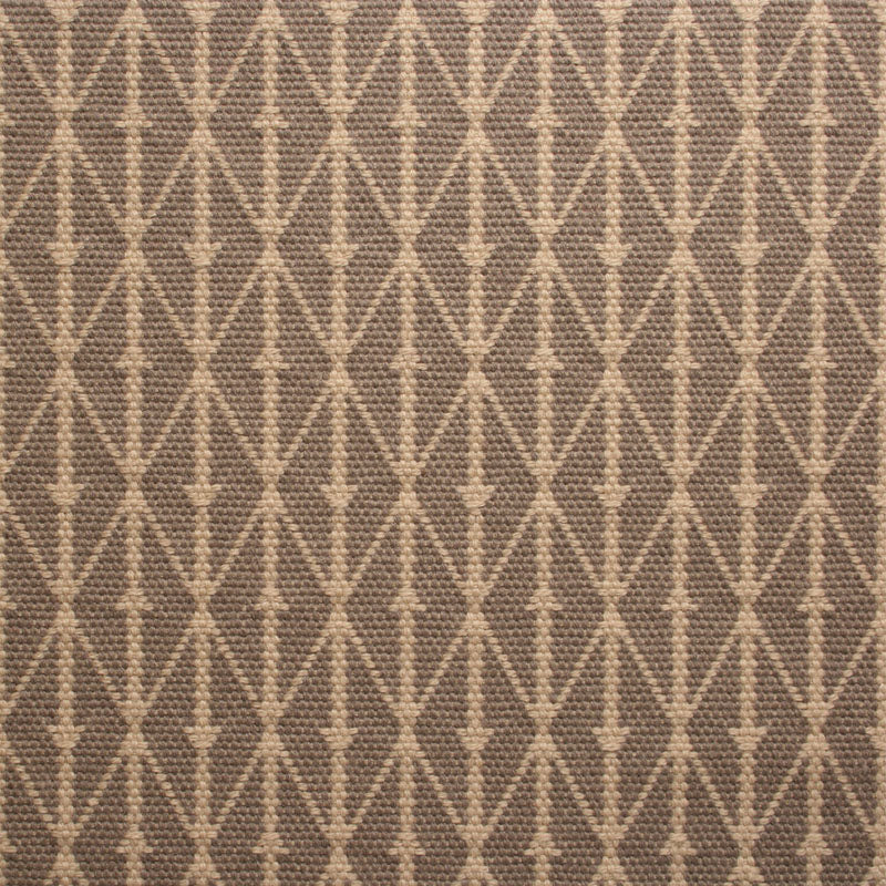 Diamond flatweave runner in grey