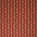 Diamond flatweave runner in red