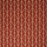 Diamond flatweave runner in red