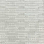 Broadloom carpet in a flatwoven wavy stripe in cream on a cream field. 