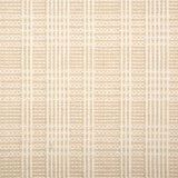 Broadloom rug with ivory and beige stripes on a checkered background