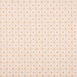 Broadloom carpet in a dense circle lattice with small floral accents in cream a cream field.