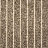 Broadloom carpet with subtle stripe in brown. 