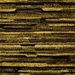 Textured handknotted rug with black and gold colors