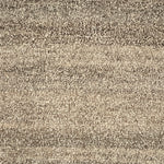 Textured beige and brown handknotted rug 