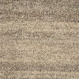 Textured beige and brown handknotted rug 