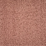 Close up of a blush bouclé carpet