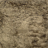 Handknotted shag carpet in a warm brown