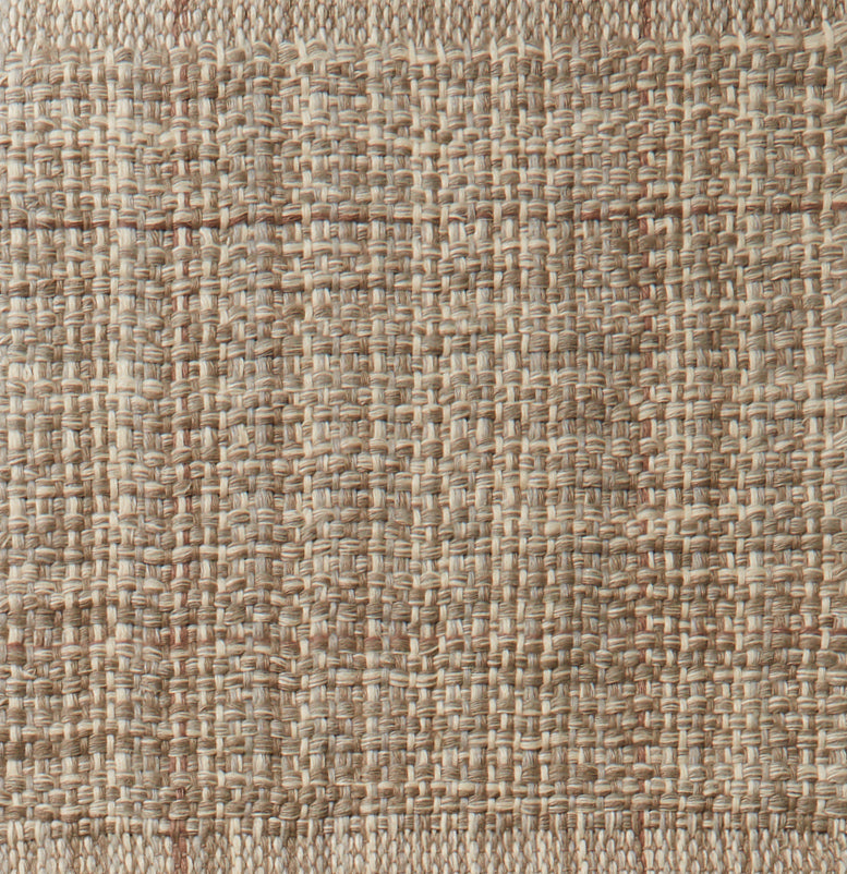 Flatwoven rug with a textural grey strié.
