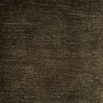 Handknotted rug in pashmina and silk in solid cut pile in warm brown.